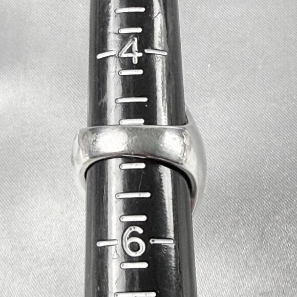 Vintage Taxco Mexico 925 Sterling Silver Ring Ribbed Dome Fan TV-111 Size 5 - Picture 12 of 16